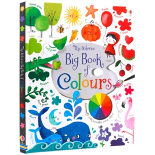 Usborne Big Book of Colours 颜色的奥秘  颜色识别 11大色系130余种颜色 英文原版绘本 儿童色彩启蒙艺术启蒙早教认知纸板书