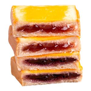 蓝莓岩烧吐司整箱早餐营养学生上班族代餐饱腹主食品草莓夹心面包
