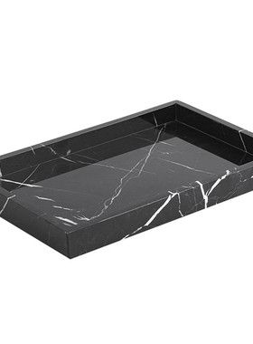 卫浴收纳盘洗手液瓶几何大理石