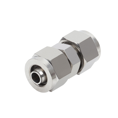 不锈钢快拧直通中间双头变径锁母