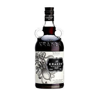 英国 北海巨妖加香黑朗姆酒700ml配制酒洋酒Kraken Black Spiced