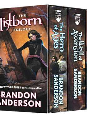 迷雾之子三部曲盒装 新版 英文原版 Mistborn Trilogy Boxed Set 英文版科幻小说 纽约时报畅销书 布兰登山德森 Brandon Sanderson
