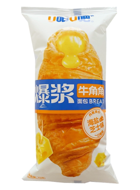 u吧u吧爆浆牛角角面包夹心吐司