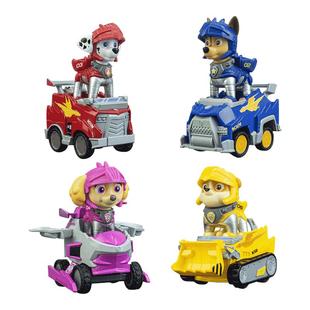 汪汪队回力卡通车救援骑士系列阿奇积木拼装全套男孩玩具生日礼物