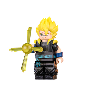 七龙珠积木孙悟饭超赛怒特兰克斯魔神德米古拉人仔拼装玩具模型