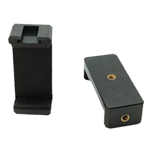 手机夹子固定器热靴1/4螺丝接口三脚架自拍杆桌面支架相机灯架云台转接支架弹簧夹直播拍摄视频摄影转换配件