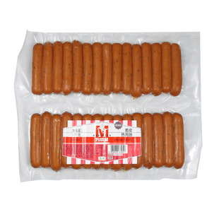 Maveric Sausage中粮万威客黑椒味脆皮热狗香肠1kg西餐酒店家用