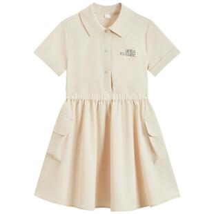风铃裙安踏儿童装女童裙子夏季薄款2026新款速干POLO裙短袖连衣裙