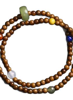 库克圆珠原创设计五行多宝手串