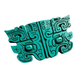 殷墟博物馆旅游安阳文创饕餮纹款研学团建打卡树脂冰箱贴