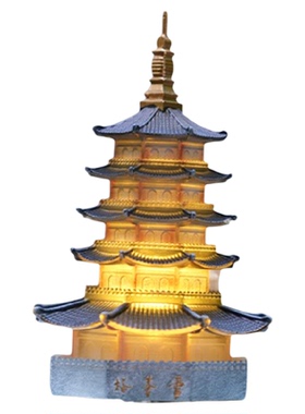 杭州雷峰塔夜灯冰箱贴磁铁