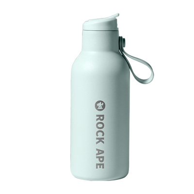 RockApe/洛克猩球吸管杯高颜值随手杯便携车载304不锈钢保温水杯