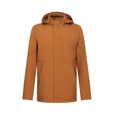 【意大利进口面料】迪柯尼秋季新品男士时尚立领连帽风衣夹克