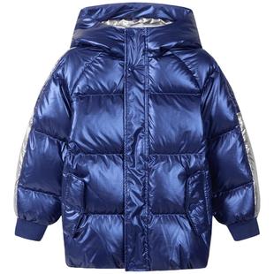 水孩儿童装儿童羽绒服男女童外套厚冬装新款大童保暖简洁上衣外套