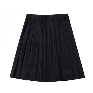 中牌制服馆 新款七色纯色裙基础款JK制服短裙中裙学生校服百褶裙