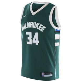 NBA篮球服正品NIKE耐克青少年运动SW球衣篮球服雄鹿队阿德托昆博