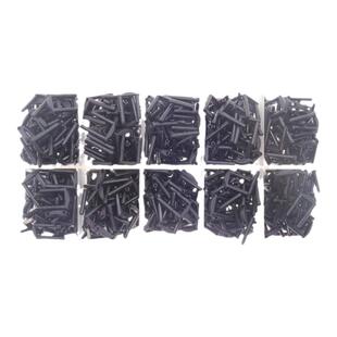 正品 羽毛球拍 T头长短二连钉 盒装防塌陷双连钉 1-4孔12点双联钉