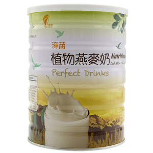 淯苗植物燕麦奶粉片烘焙纯素食者代冲饮台湾进口谷物早餐学生