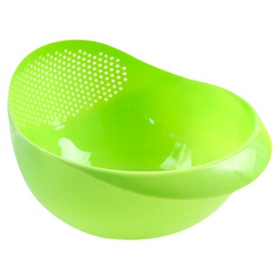 淘米器洗米筛沥水篮厨房用品家用多功能加厚淘米盆塑料洗菜果蔬篮