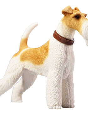 JXK现货猎狐犬模型创意摆件