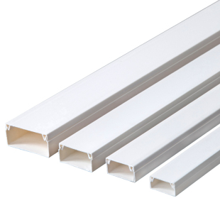 线槽明装塑料pvc方型走线槽白色免钉压线电线装饰收纳理线槽明线