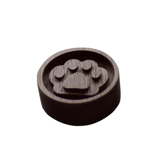 原创【盒子里的猫爪】精油扩香木随身盒闻香黑胡桃摆件原木