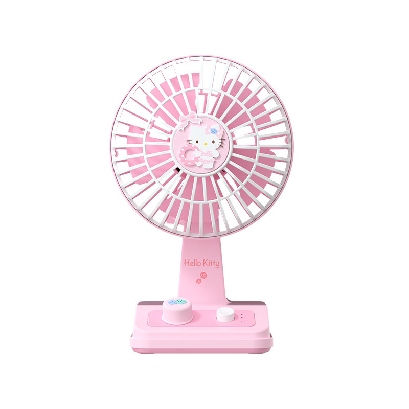 2026新款小风扇办公室桌面制冷卧室床头台式HelloKitty电风扇可爱
