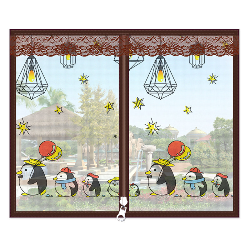 加密防蚊子纱窗网窗户魔术贴夏季