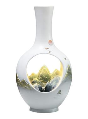 玄关山水摆件开业乔迁礼