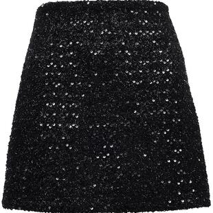 Vero Moda半身裙25夏季新款感高腰亮片装束半身裙华丽325116011