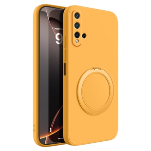 适用荣耀20手机壳20Pro/20i/20s华为新款honor20青春版lite液态硅胶支点壳带支架二十全包防摔男女保护套外壳