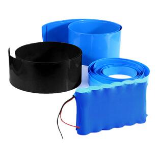 PVC热收缩套管 锂电池组套膜 管柱电容外皮绝缘防水阻燃热缩管1米