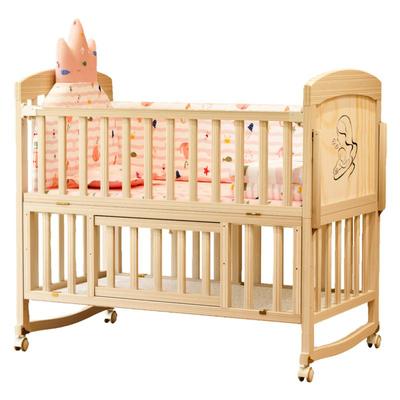 智童婴儿床实木无漆宝宝床新生摇篮多功能儿童拼接大床可移动小床