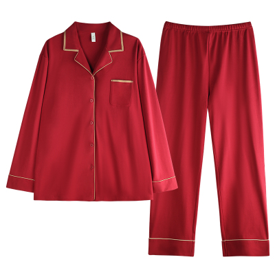 上海故事情侣红品纯棉家居服睡衣