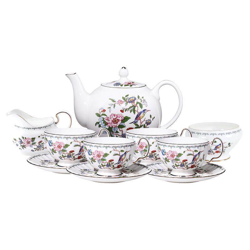 英国Aynsley雀鸟下午茶咖啡杯