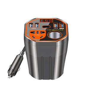 车载逆变器12V24V转220V充电器200W大功率超级闪充点烟器扩展插座