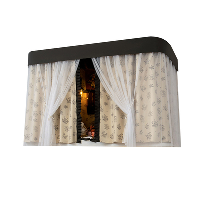 雅师姐U型轨道床帘强遮光