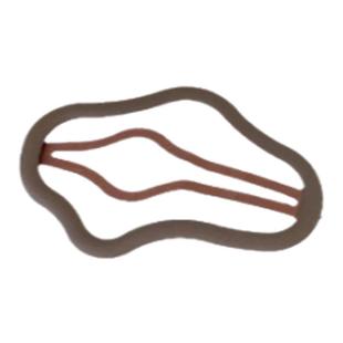 美拉德云朵发夹女儿童前额侧边刘海夹后脑勺碎发夹子女童发卡头饰