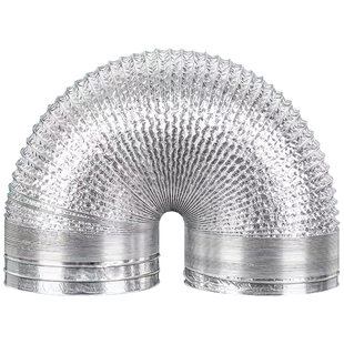 厨房浴霸卫生间抽吸油烟机排风管软排气烟道铝箔通风换气扇150mm