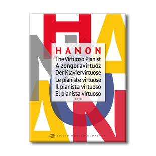 查尔斯 路易斯 哈农 60首超技练习曲 钢琴 布达佩斯原版乐谱书 Hanon Charles The Virtuoso Pianist Finger exercises Z7783
