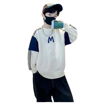 男童加绒卫衣秋冬款2025新款儿童长袖秋装打底衫加厚一体绒体恤潮