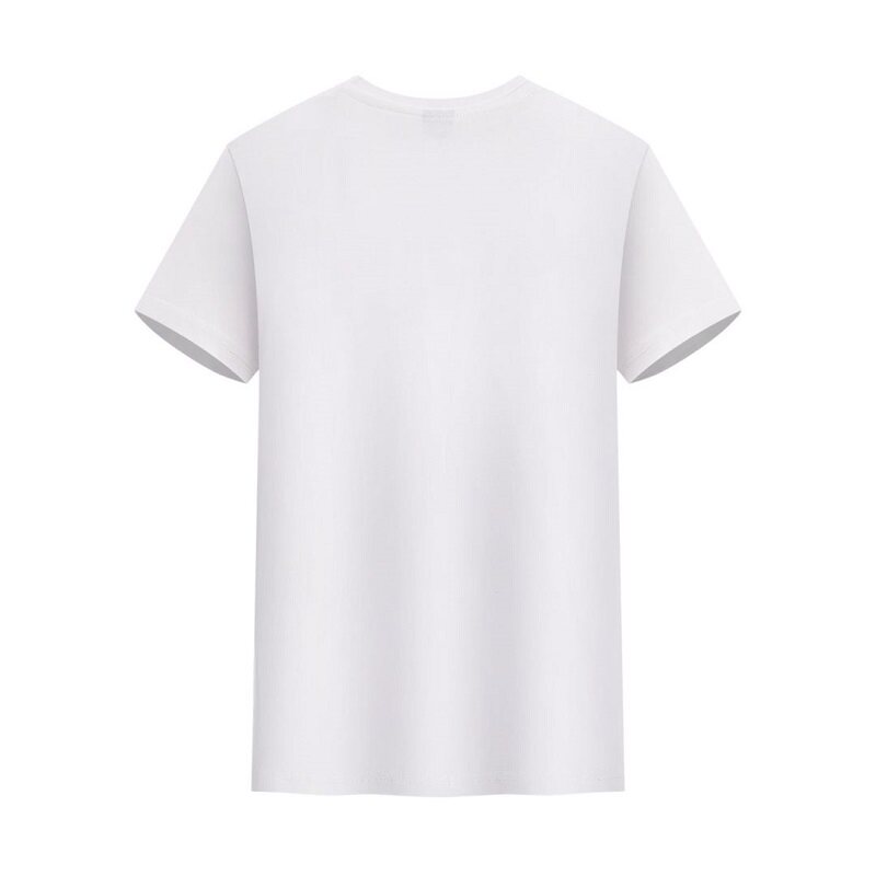 纯棉T恤男夏季广告衫活动服工作服工衣diy定制纯白色圆领短袖t女