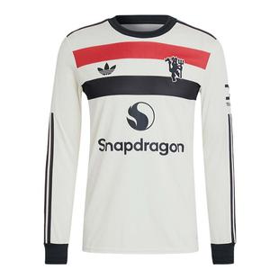 酷锐足球阿迪达斯24-25赛季曼联第二客场球员版长袖球衣IY7812