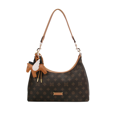 稻草人大容量百搭时尚腋下托特包