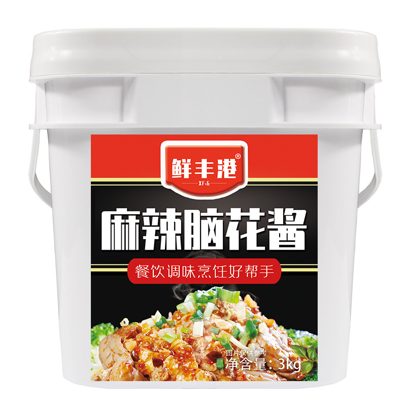脑花3公斤技术小吃烤猪酱料商用