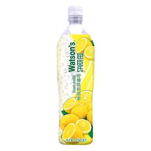 屈臣氏柠檬味浓浆饮料750mlX12瓶装整箱调味饮品浓缩汁调酒用包邮