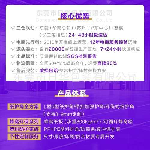 【厂家让利】纸箱塑料打包护家具三面防撞桌子塑胶角保护角角包角