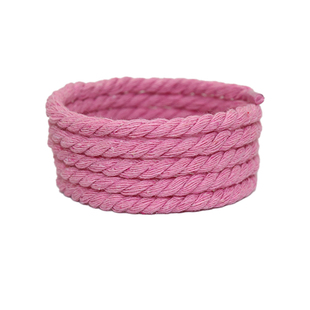 库洛金鞋带适配空军一号af1涤棉细麻绳5mm宽黑武士dunk airforce1