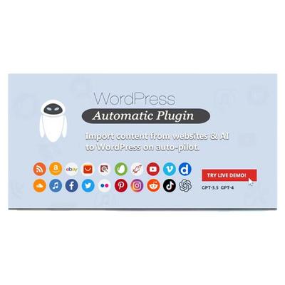 WordPress Automatic Plugin WP插件 网站内容自动采集插件
