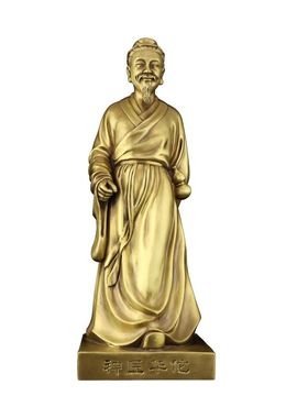铜神医华佗神像摆件医圣华佗铜像